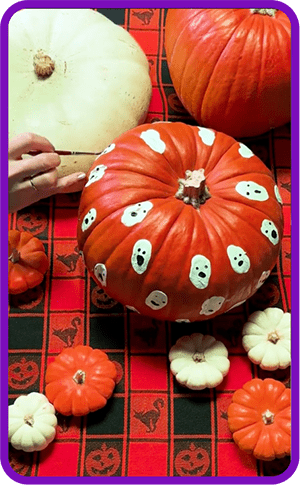 Thumbprint Pumpkin Craft