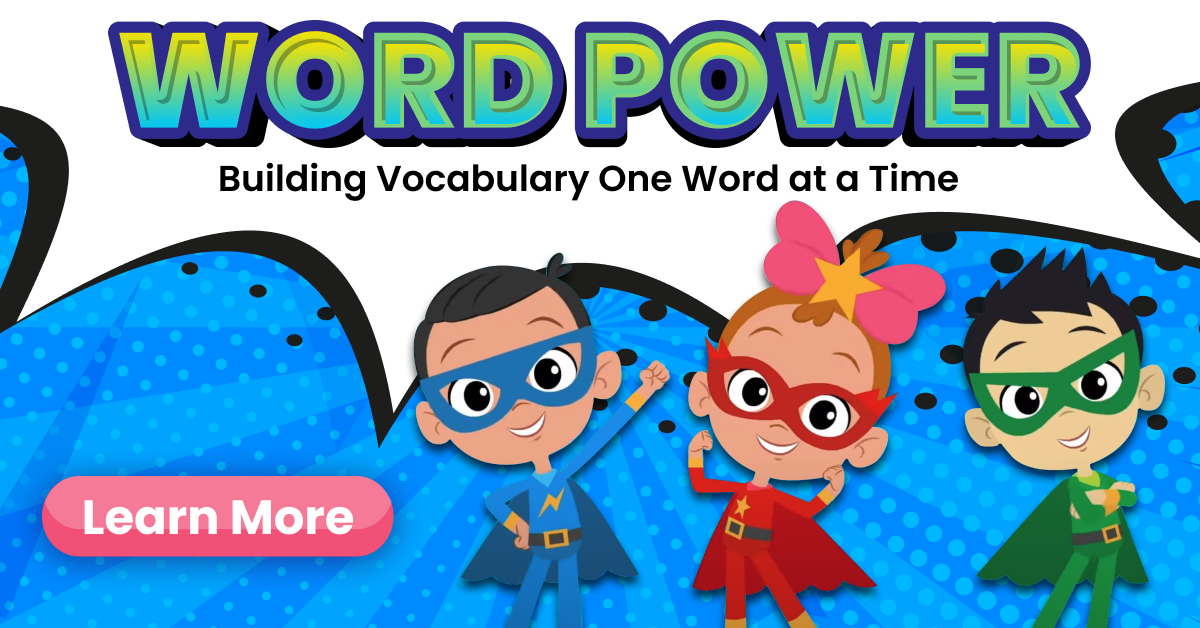 Word power vocabulary kids from ABCmouse.com. 