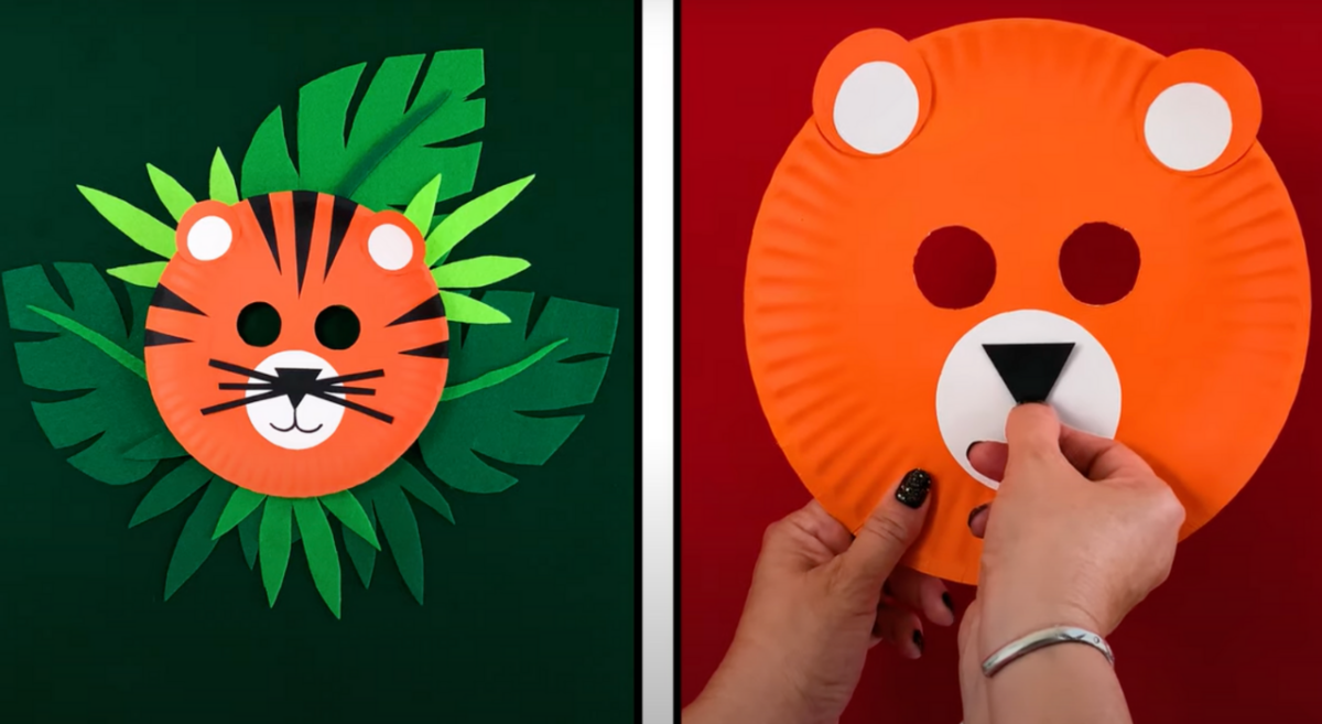 How to Make a Tiger Mask | ABCmouse