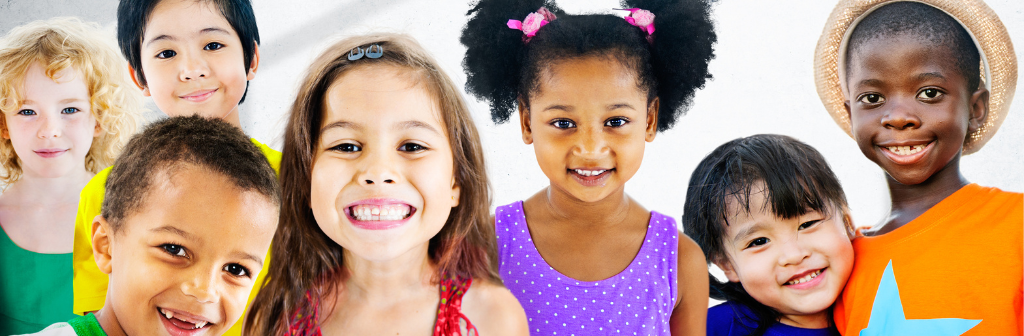 Preschool Children Smiling. 