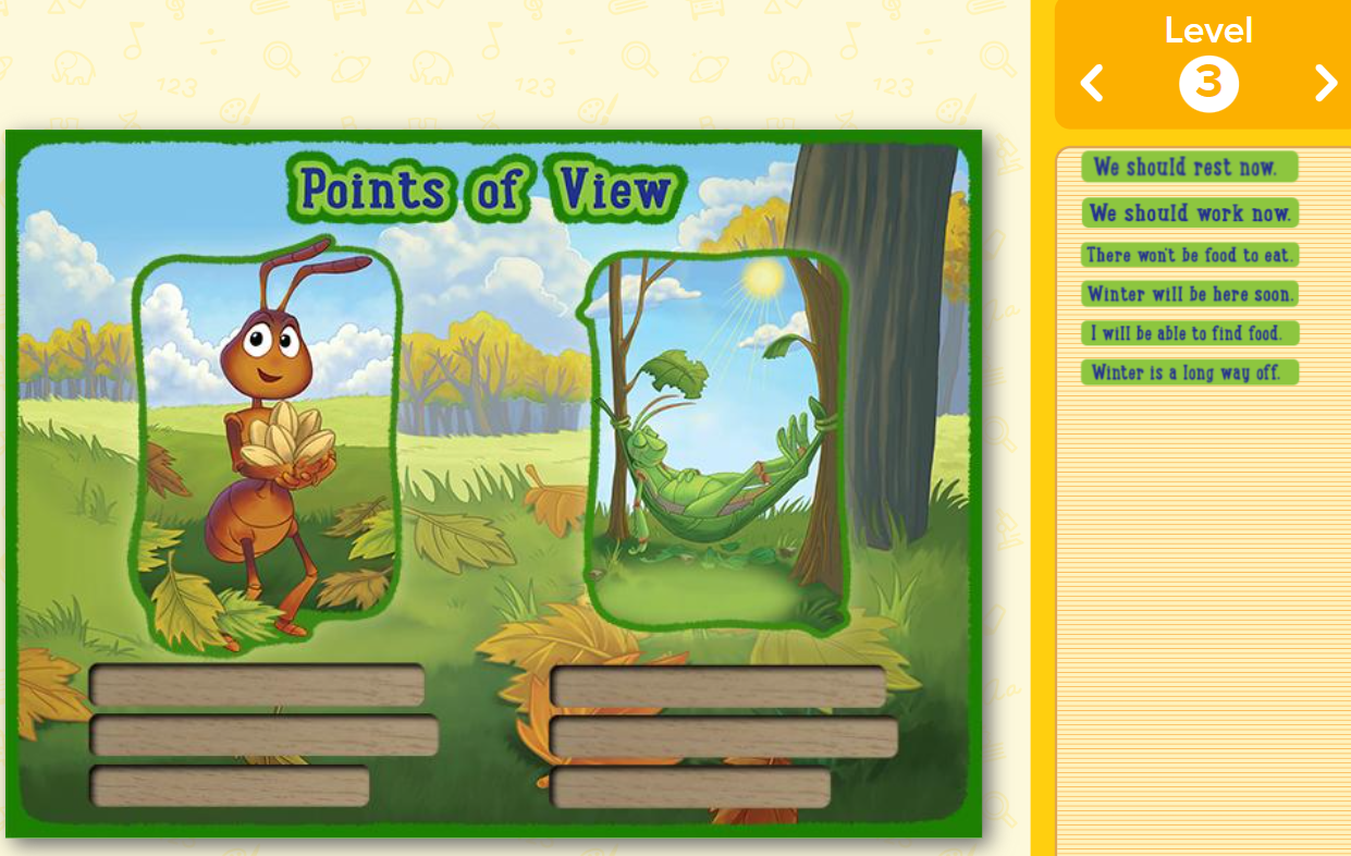 Reading comprehension puzzle from ABCmouse.com. 