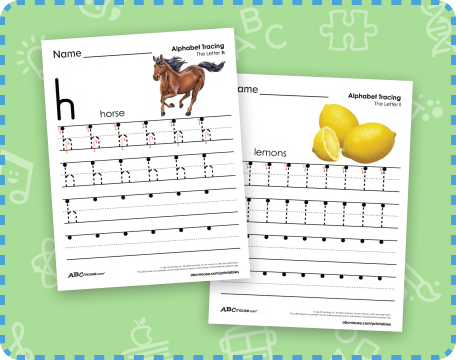 ABCmouse.com lowercase letter tracing worksheets free printable handwriting practice for kids. 