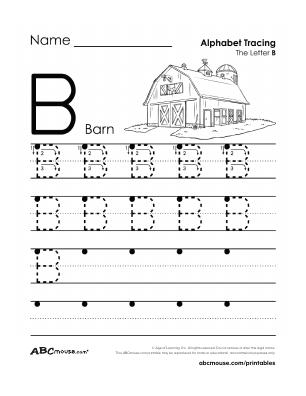 Letter B Worksheets | ABCmouse