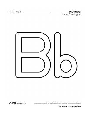 Letter B Worksheets | ABCmouse