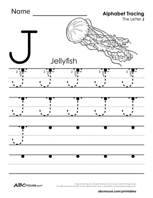 Letter J Worksheets | ABCmouse