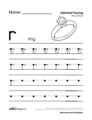 Letter R Worksheets | ABCmouse