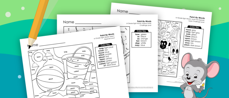 Color by Sight Words – 1st Grade | ABCmouse
