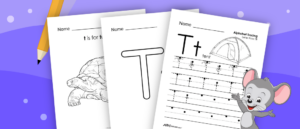 Letter T Worksheets | ABCmouse