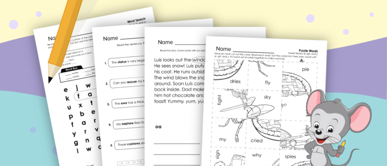 Vowel Worksheets for First Grade | ABCmouse