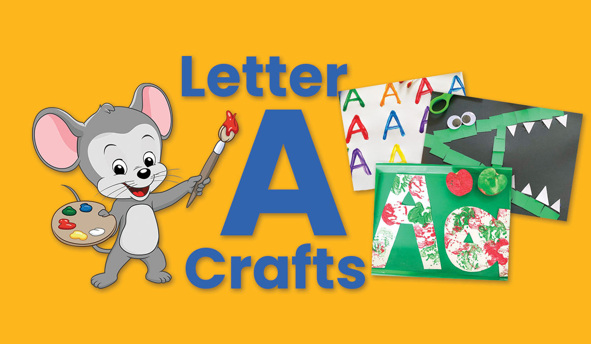 Fun letter A crafts for preschoolers and kindergarteners from ABCmouse.com.