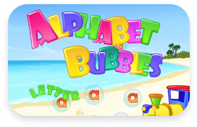 Free Alphabet Bubble preschool game to play for kids on ABCmouse.com. 