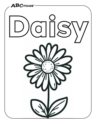 Daisy Coloring Pages | ABCmouse