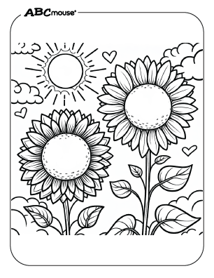 Free printable daisy flower pictures from ABCmouse.com. 