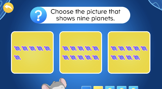 Show what you know counting things ABCmouse game screenshot. 