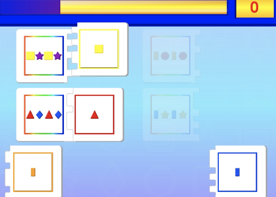 Plenty of patterns ABCmouse game screenshot. 