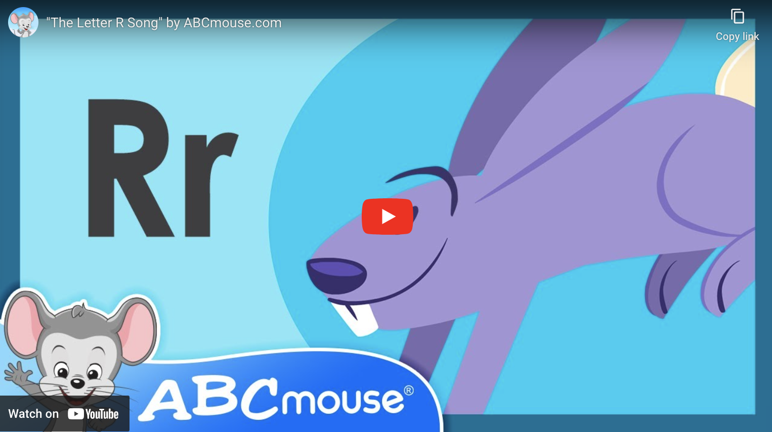 Letter R song from ABCmouse.com. 