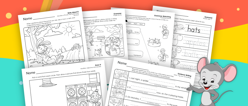 Parts of Speech Worksheets Round-Up