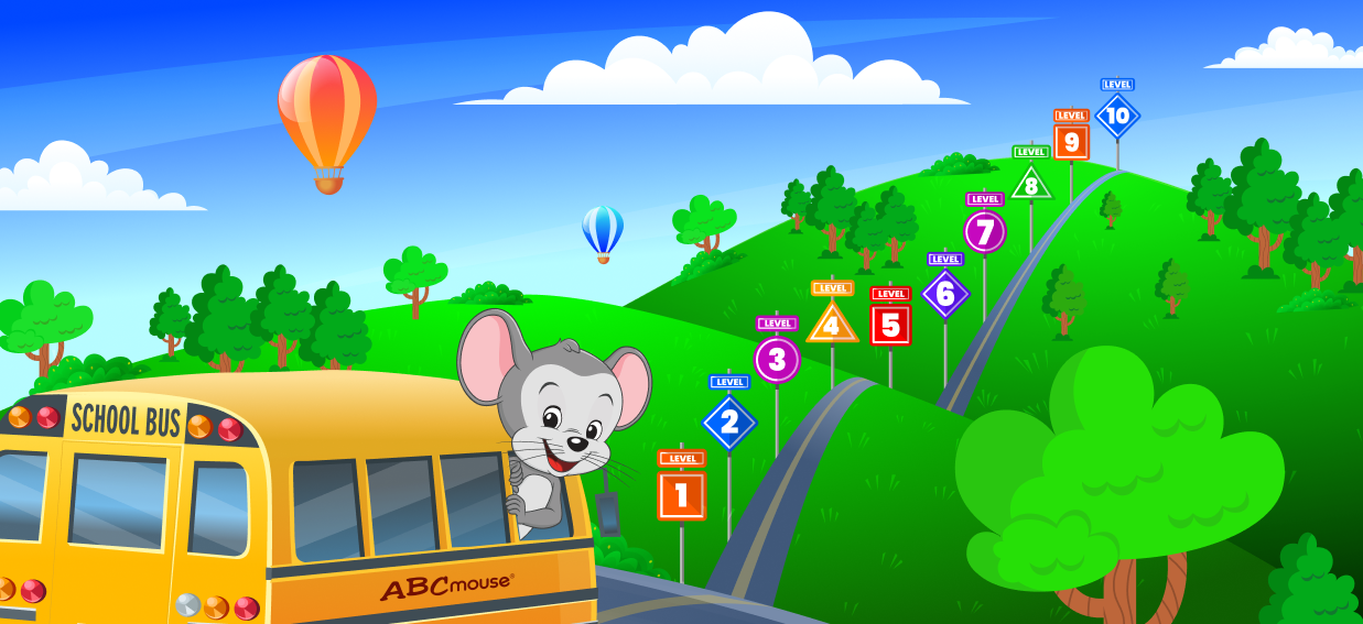 ABCmouse learning path for kids. 