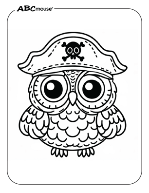 Free printable owl coloring page from ABCmoue.com. 