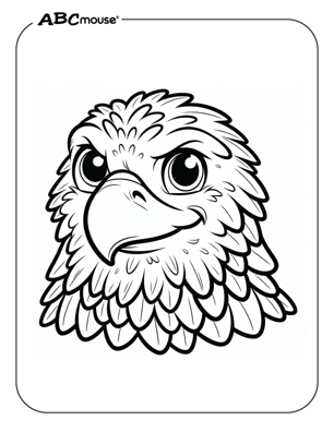 Free printable eagle coloring page from ABCmouse.com. 