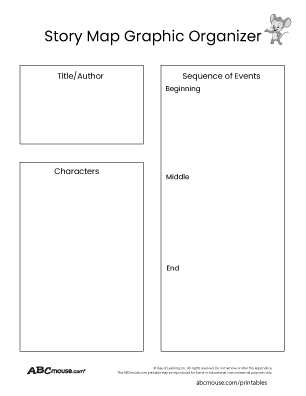 Free printable story map graphic organizer from ABCmouse.com. 