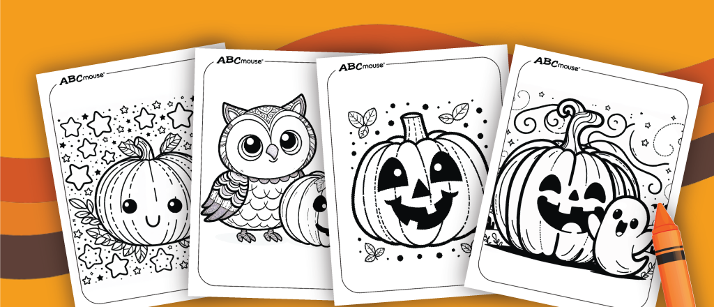 Pumpkin Coloring Pages ABCmouse