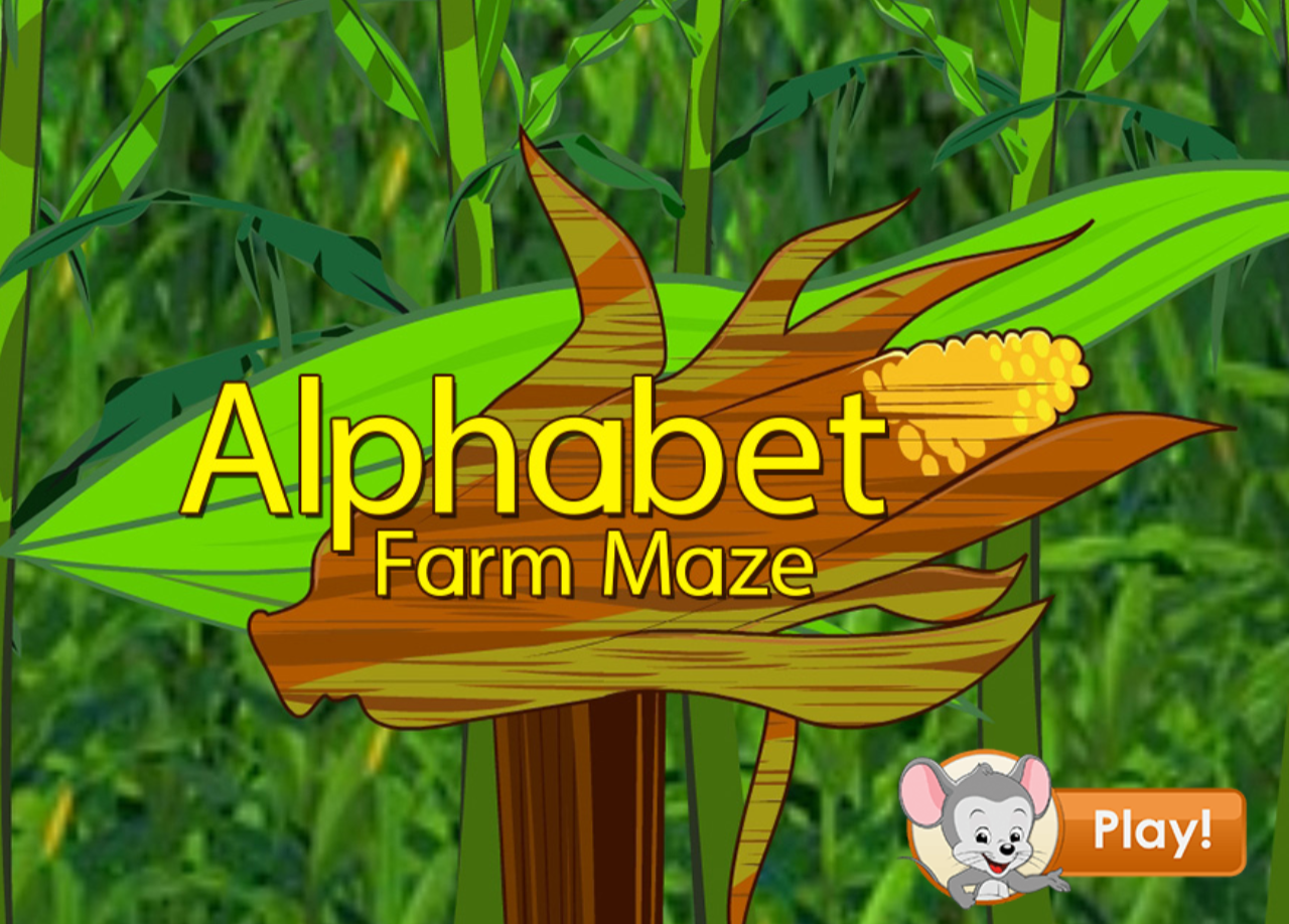 Alphabet farm maze game from ABCmouse.com. 