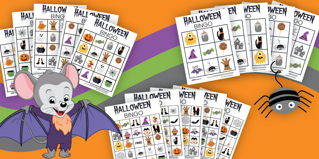 Free Halloween Bingo Cards for Kids