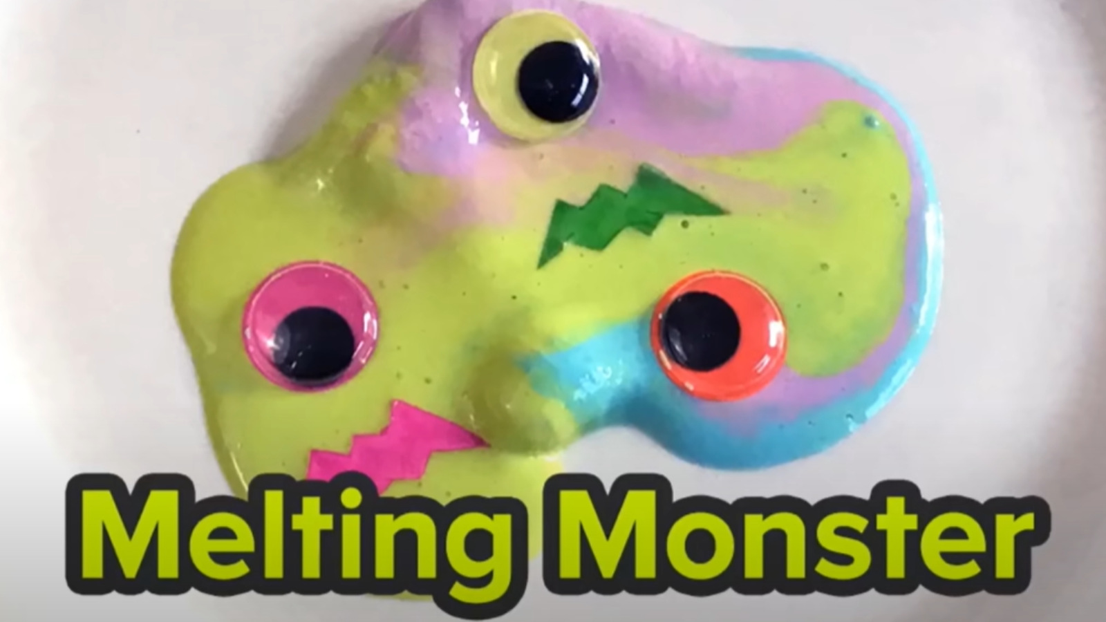 Melting Monster craft from ABCmouse.com.