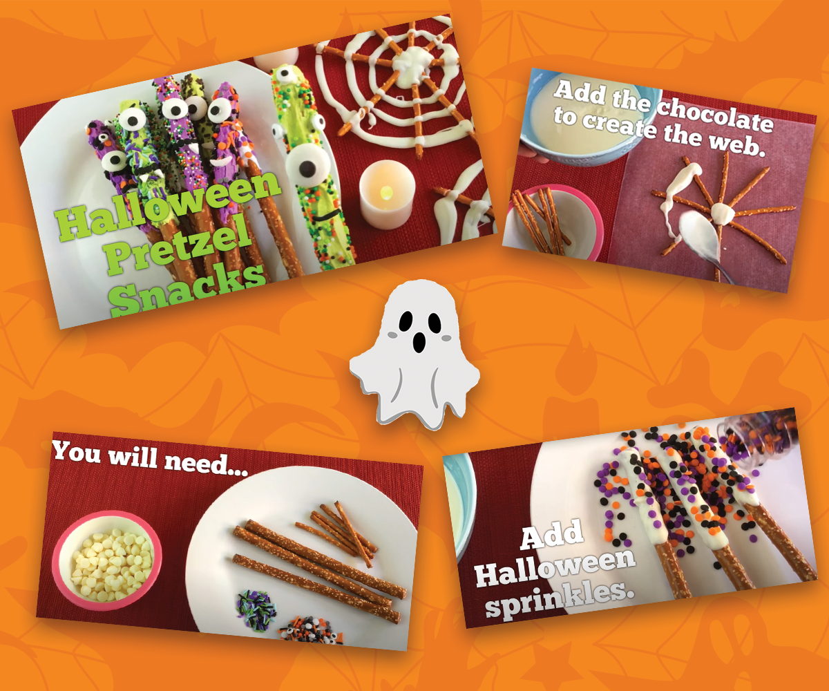 Fun free Halloween snack craft  for kids from ABCmouse.com. 