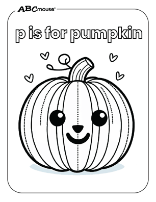 Free printable Halloween pumpkin coloring page for kids. 