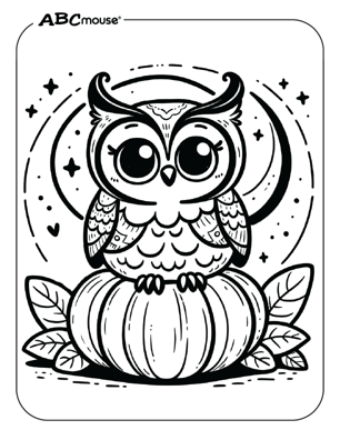 Free printable Halloween pumpkin coloring page for kids. 