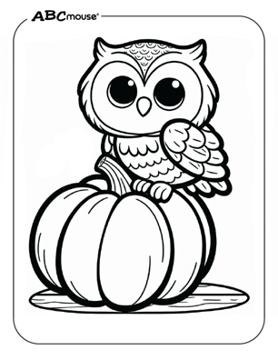 Free printable Halloween pumpkin coloring page for kids. 