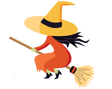 Halloween witch. 