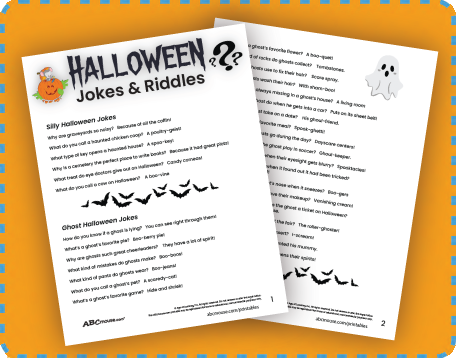 Free printable Halloween jokes and riddles for kids from ABCmouse.com. 