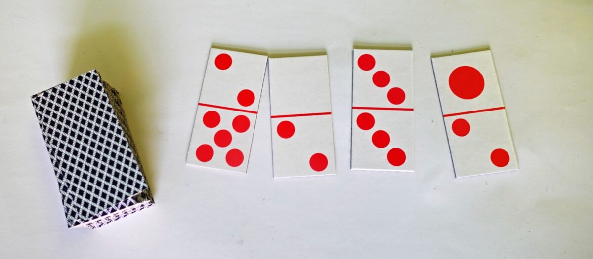 Domino cards. 