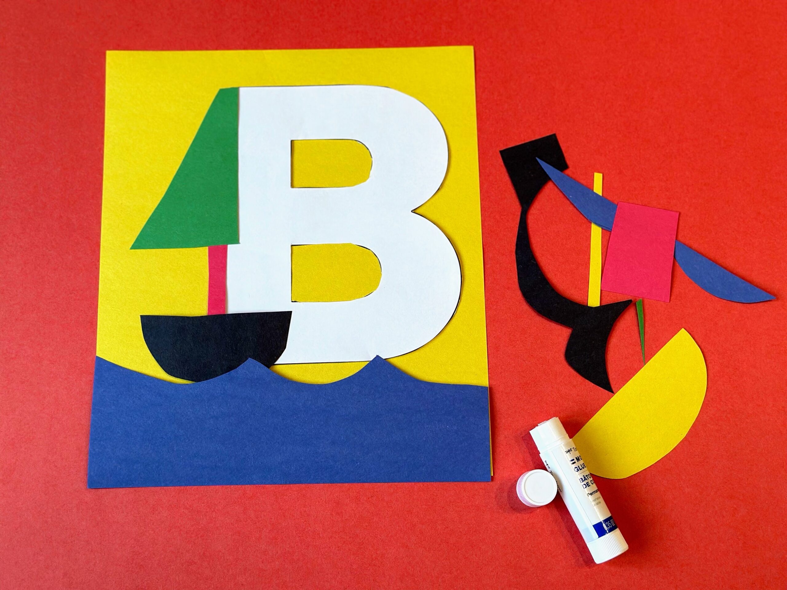 Free fun letter b is for boat craft for preschoolers from ABCmouse.com. 