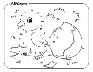 Free printable bird coloring page from ABCmouse.com. 