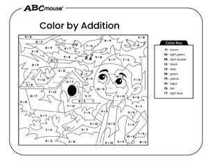 Free printable bird coloring page from ABCmouse.com. 