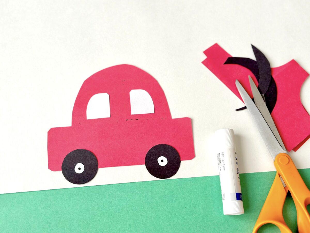 C is for cruising car construction paper letter c craft. 