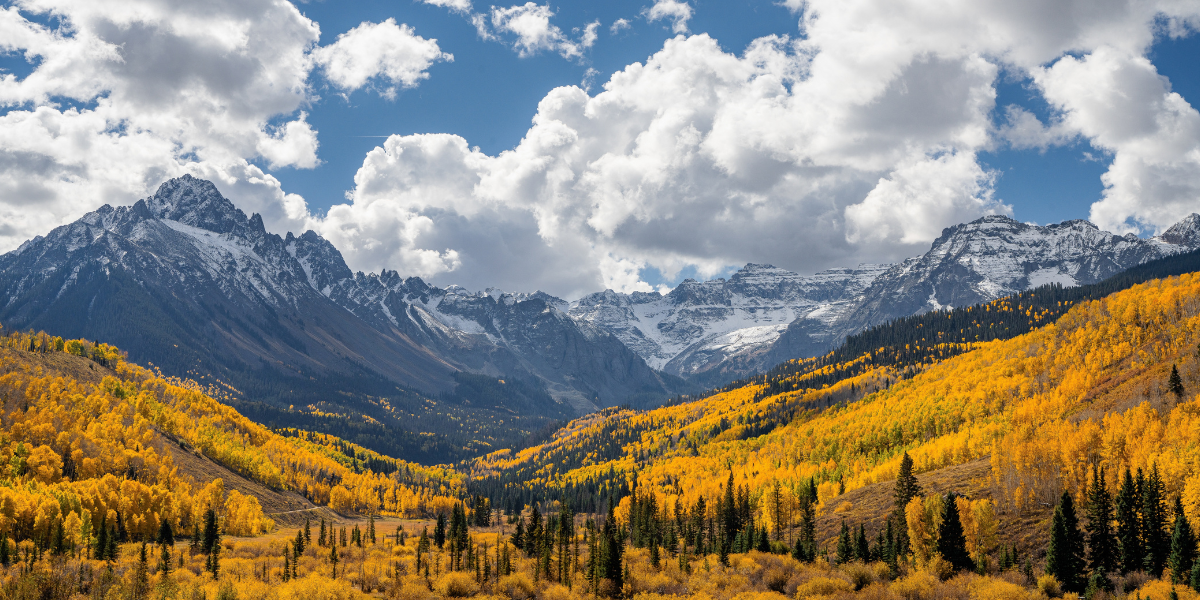 Beautiful mountain scenery of Colorado.