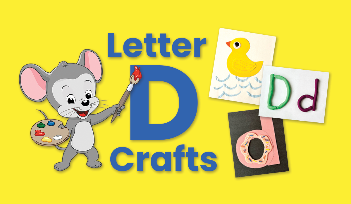 Fun letter D crafts for preschoolers and kindergarteners from ABCmouse.com.