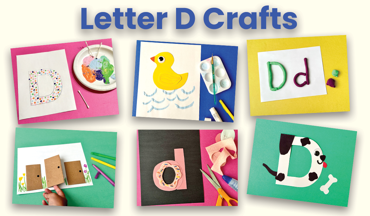 Fun letter d crafts from ABCmouse.com. 