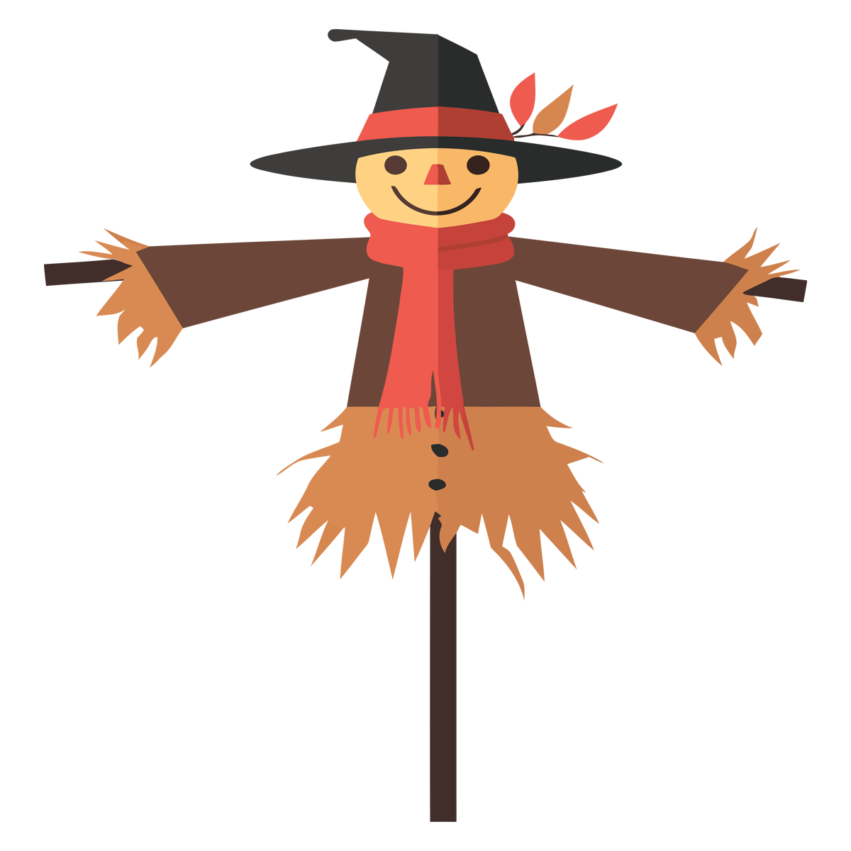 Fun Thanksgiving scarecrow. 