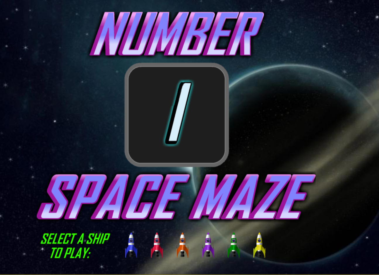 Space Maze Preschool math game from ABCmouse.com. 