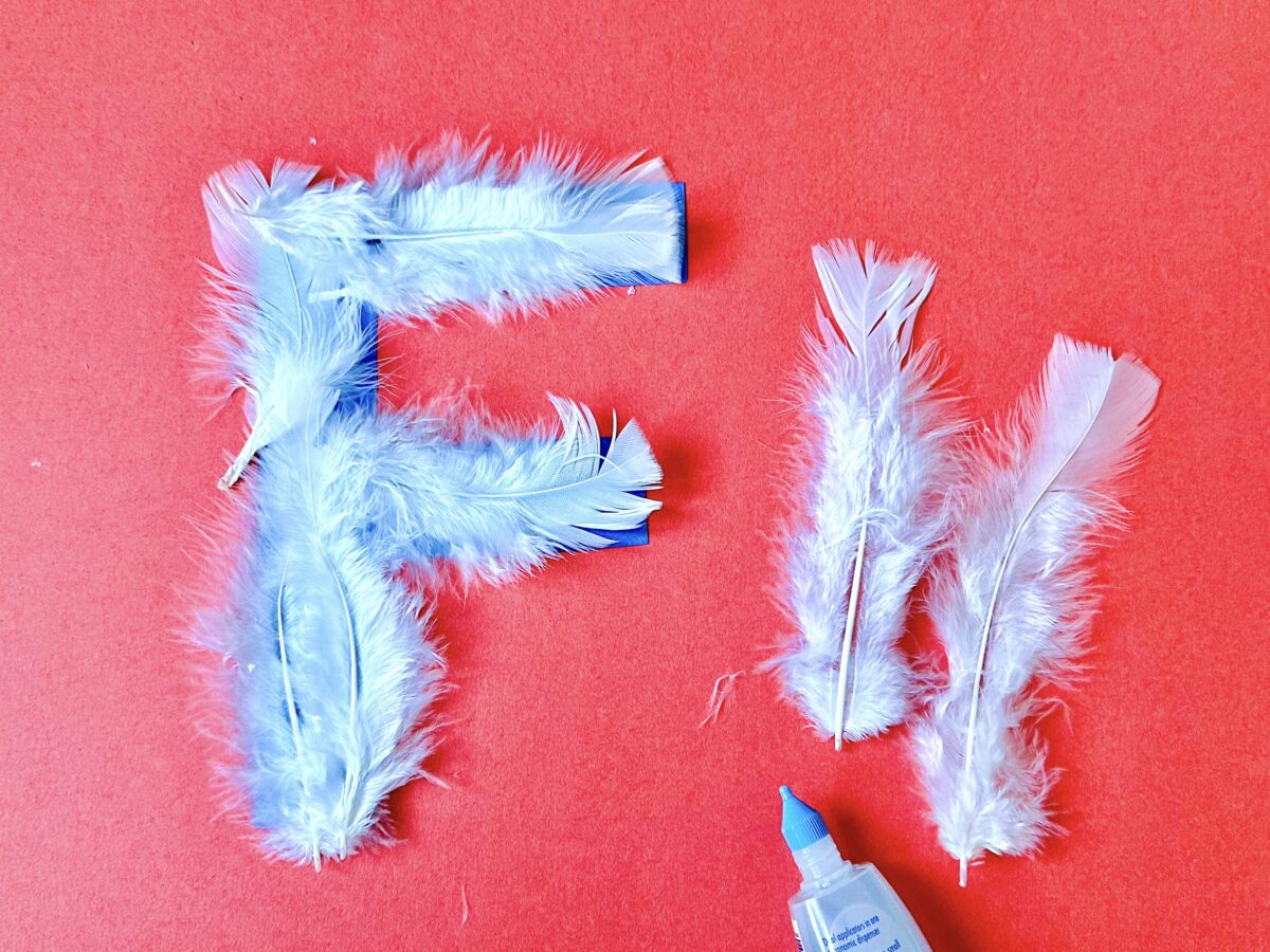 Fun letter f feather craft from ABCmouse.com. 