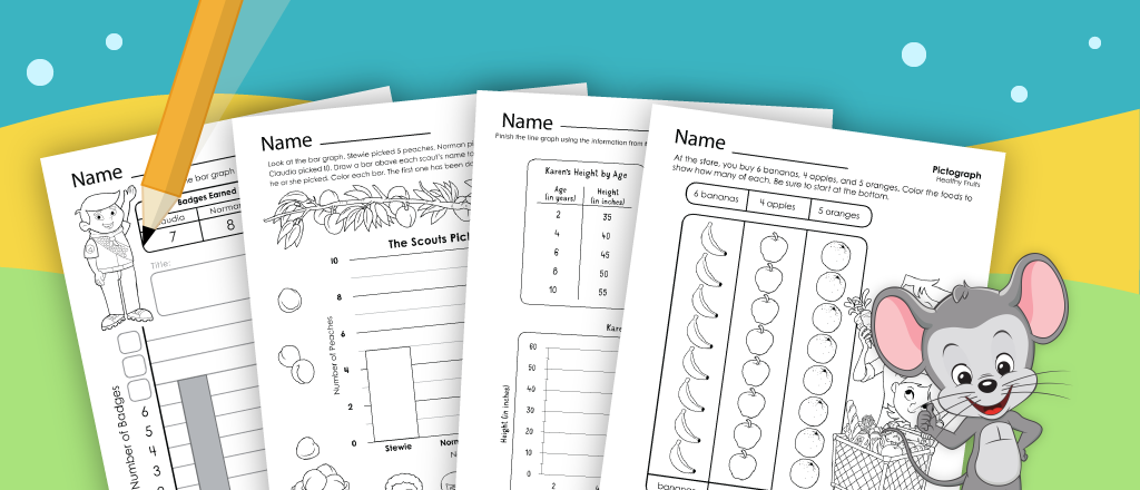 Free printable graphing worksheets from ABCmouse.com. 