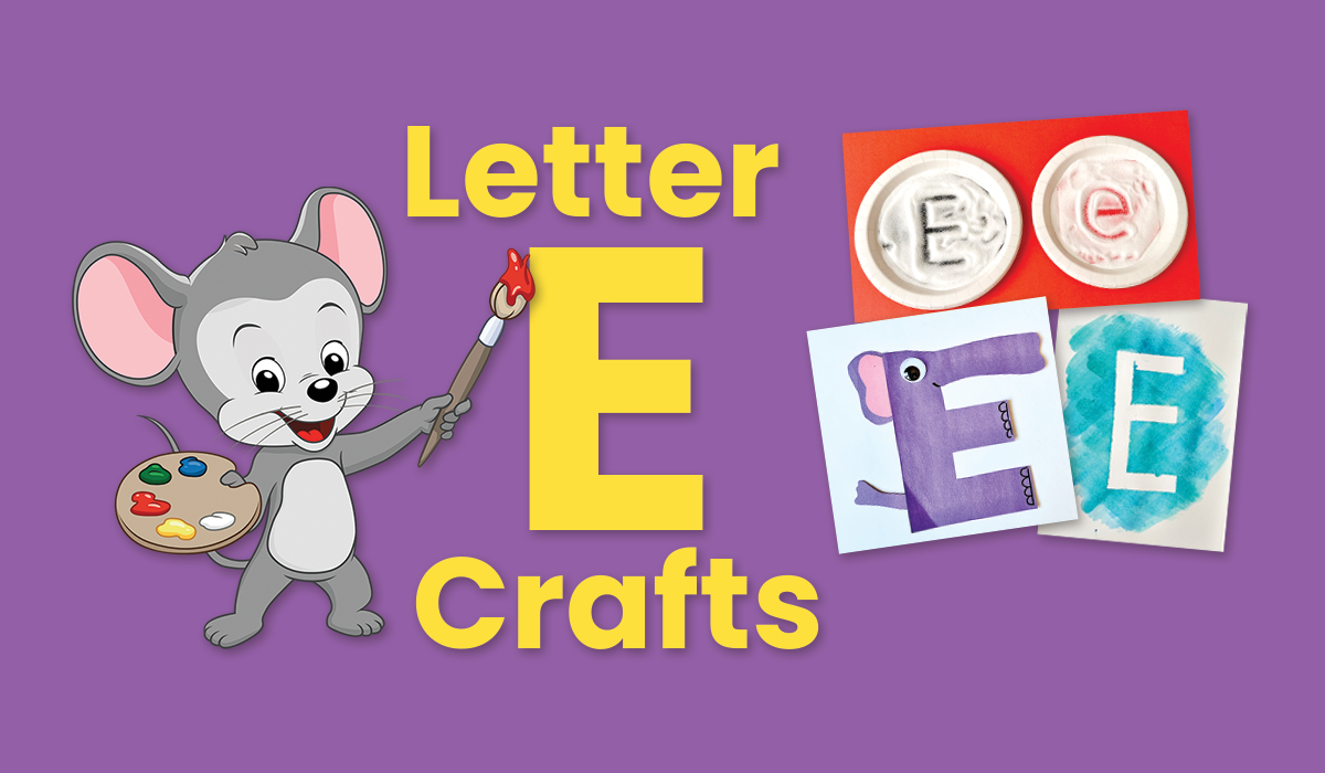 Fun letter E crafts for preschoolers and kindergarteners from ABCmouse.com.