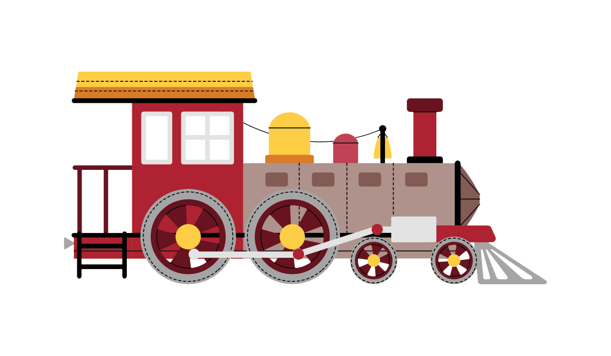 An Illustration of a train. 