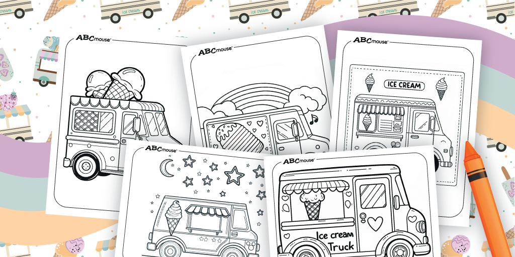 Free Printable Ice Cream Truck Coloring Pages